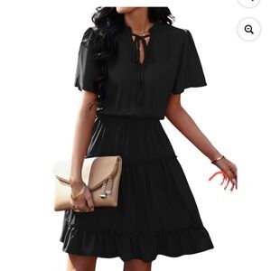 Elegant Black Women's Dress